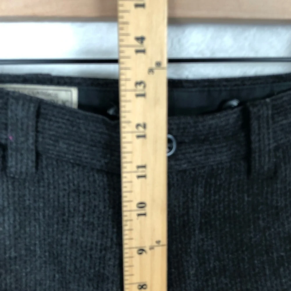 VTG BANANA REPUBLIC Original Classics Wool Blend Trousers Men's 29R Gray Flat